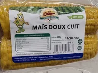Maïs doux cuit