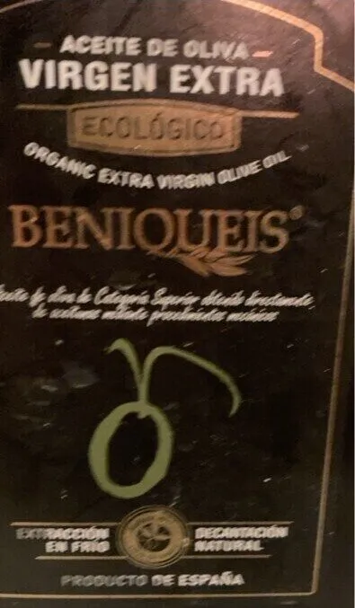 Aceite de oliva virgen extra ecológico