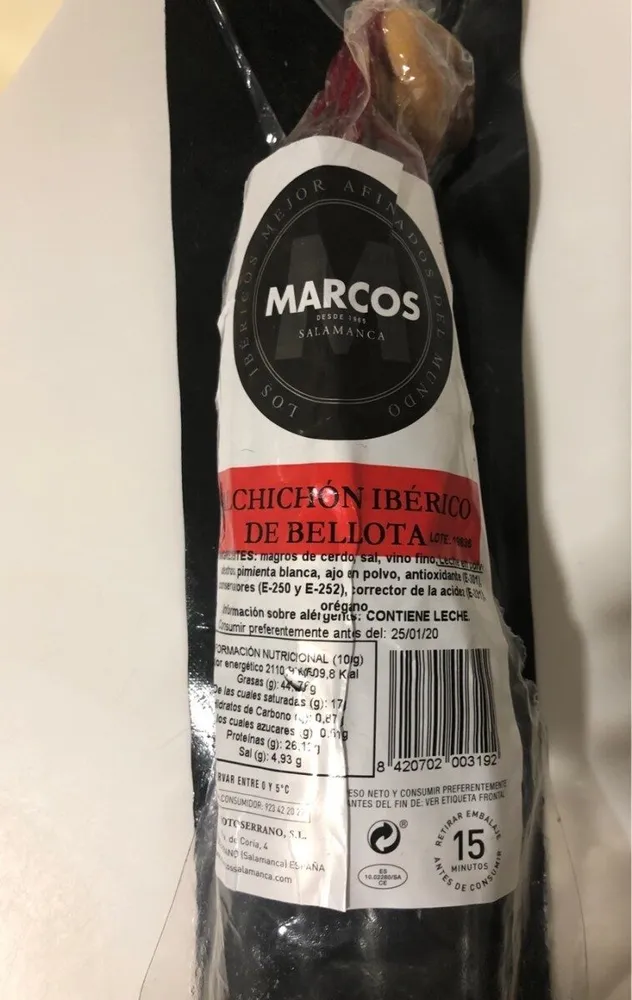 Salchichon iberico de bellota