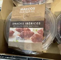 Snacks ibericos de salchichon