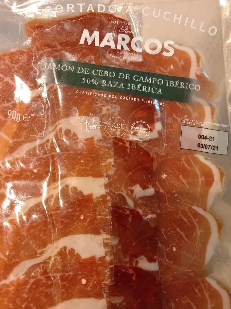 Jamón de cebo 50% raza iberica