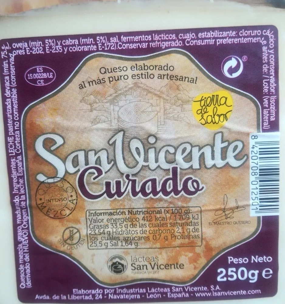 San Vicente Curado