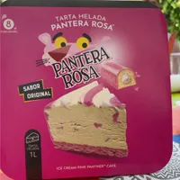 Tarta helada pantera rosa