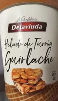 Helado de turron guirlache