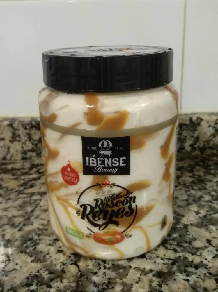 Helado sabor roscón de reyes