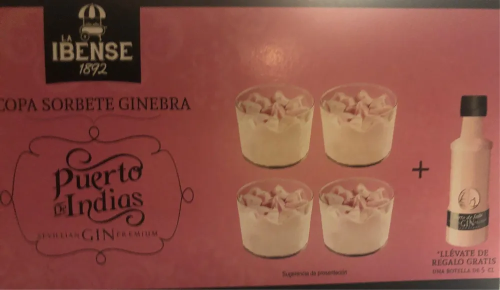 Copa sorbete ginebra