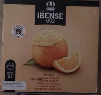 Sorbete de naranja