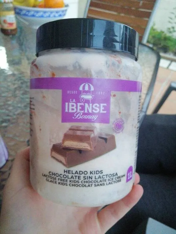Helado kids chocolate sin lactosa