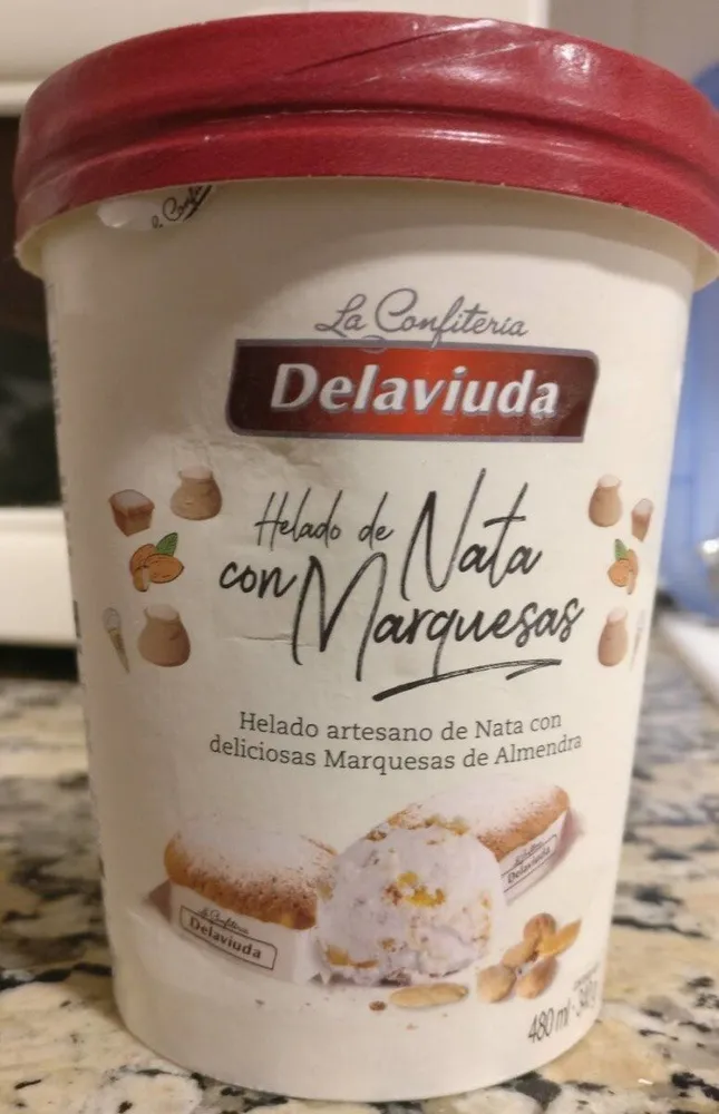 Helado de nata con Marquesas