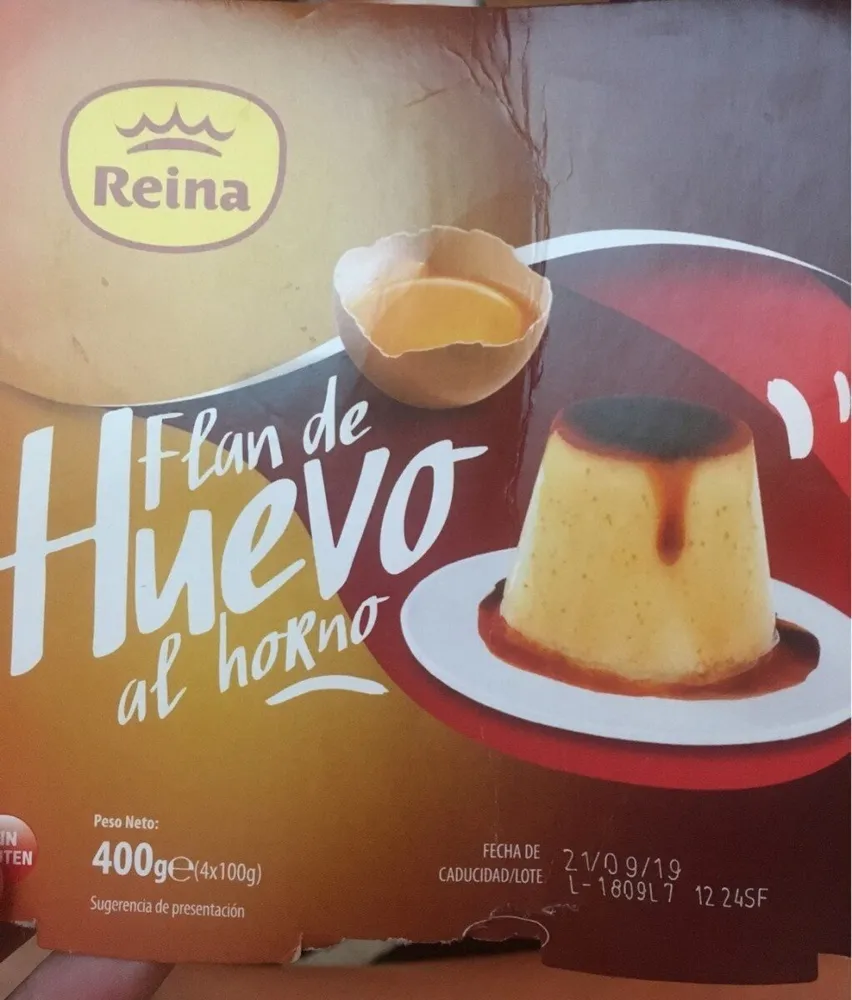 Flan de huevo al horno