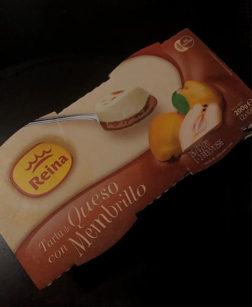 Tarta de queso con membrillo