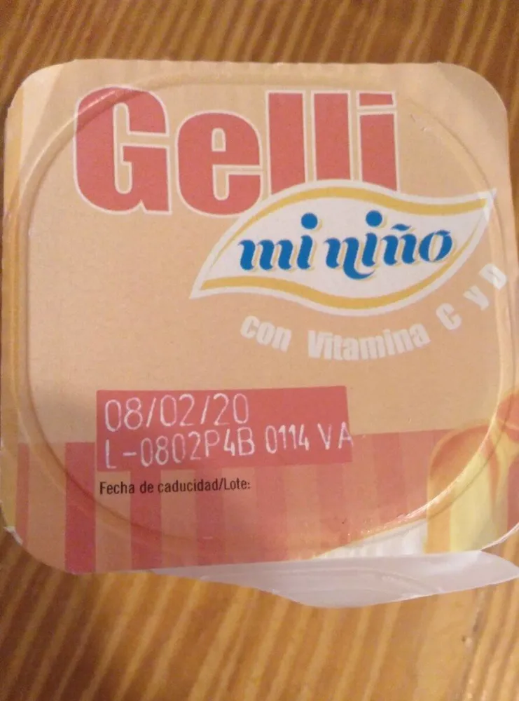 Gelatina de Naranja