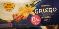 Yogur estilo griego 0% de té, vainilla y canela