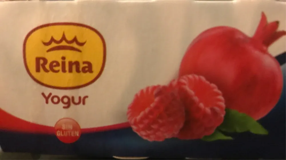 Yogur estilo griego granada frambuesa