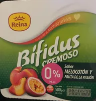 Bífidus cremoso 0% melocotón y fruta de la pasión
