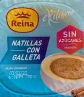 Natillas con Galleta Sin azúcar