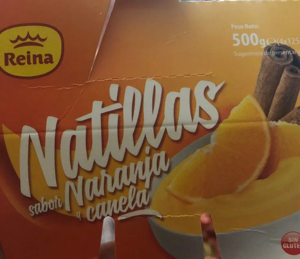 Natilla sabor naranja y canela