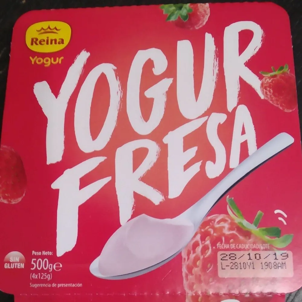 Yogur de fresa