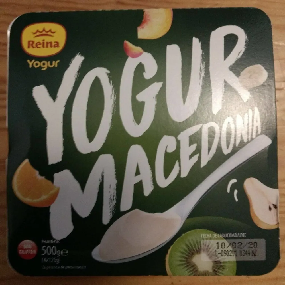 Yogur macedonia