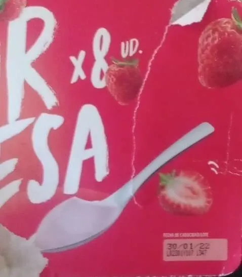 Yogur de fresa