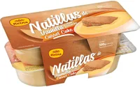 Natillas de vainilla con bizcocho carrot cake