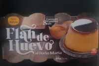 Flan de huevo al baño maría