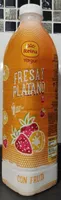 Yogur líquido fresa y plátano