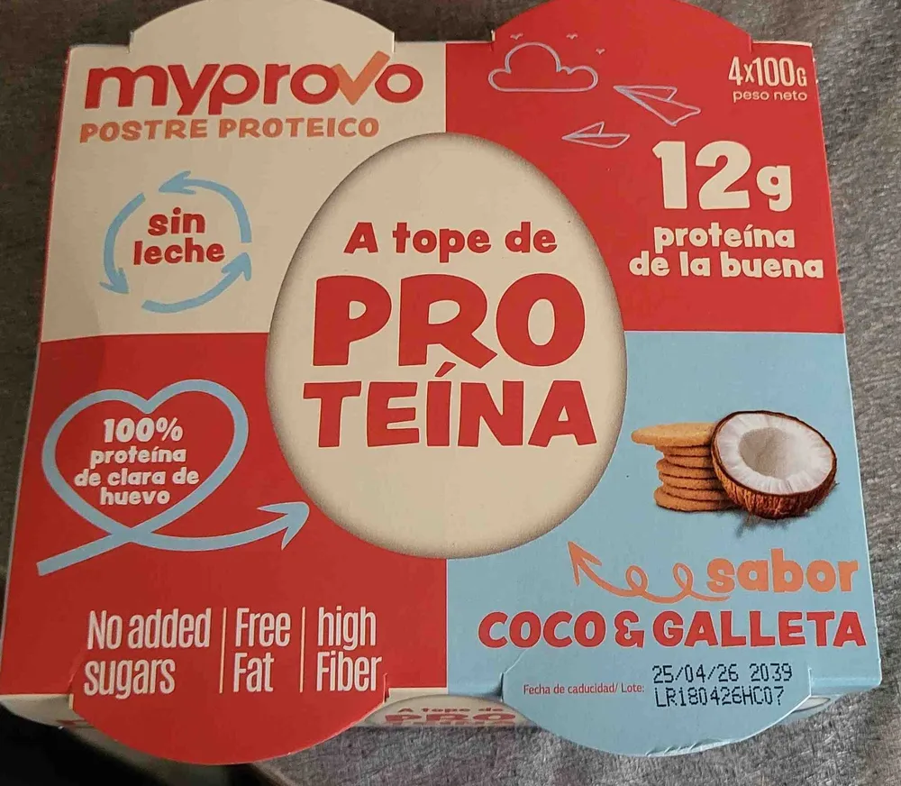 Postre proteico