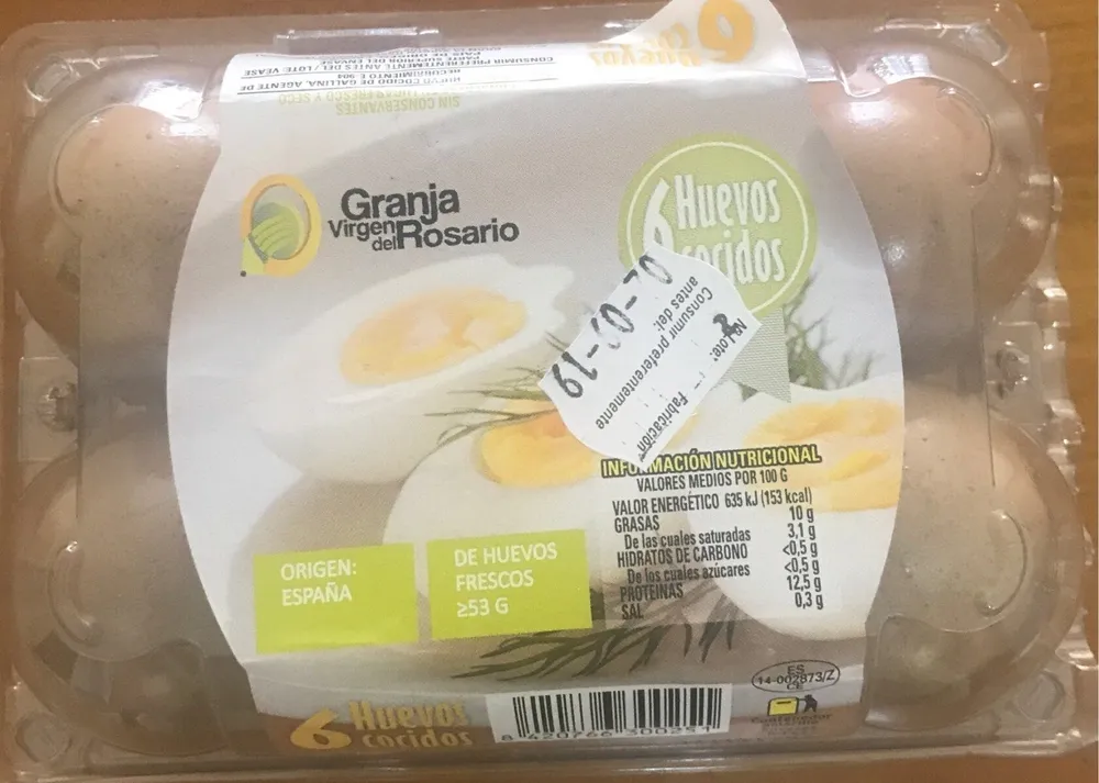 Huevos cocidos