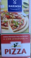 Harina preparada para hacer pizza