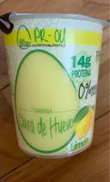 Tarrina de clara de huevo