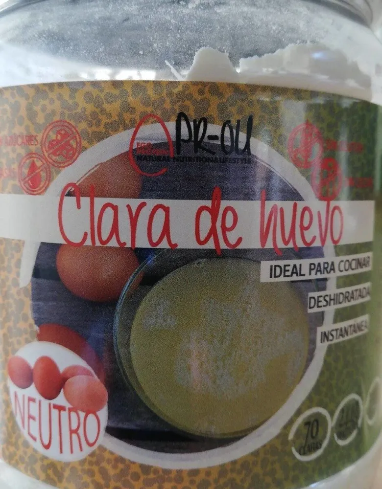 Clara de huevo