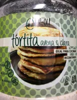 Tortita de avena y clara