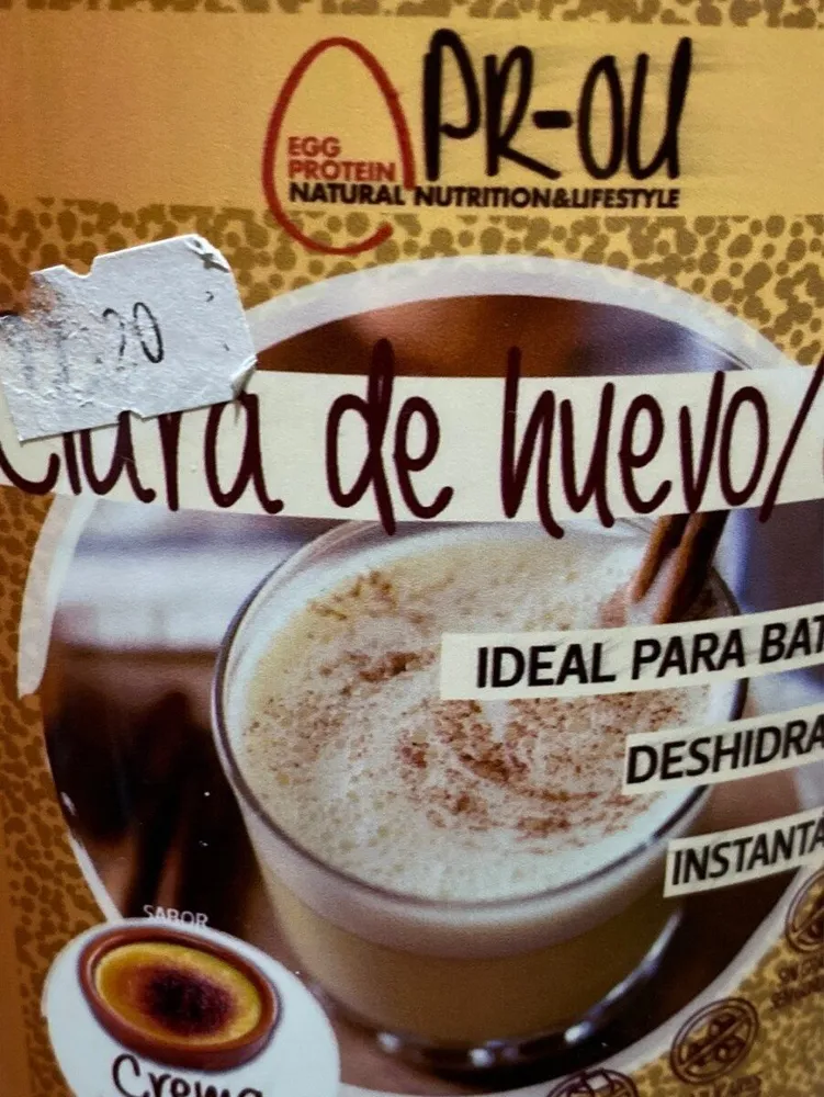 Clara de huevo
