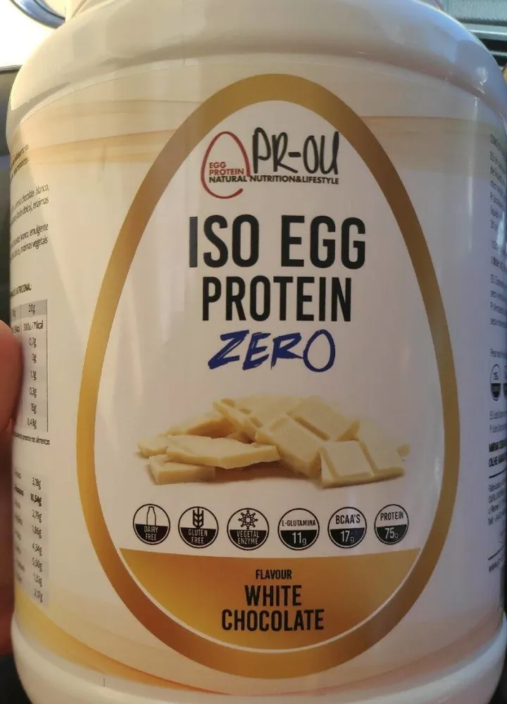Proteína ISO Egg Zero Chocolate blanco
