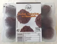Trufas heladas de chocolate