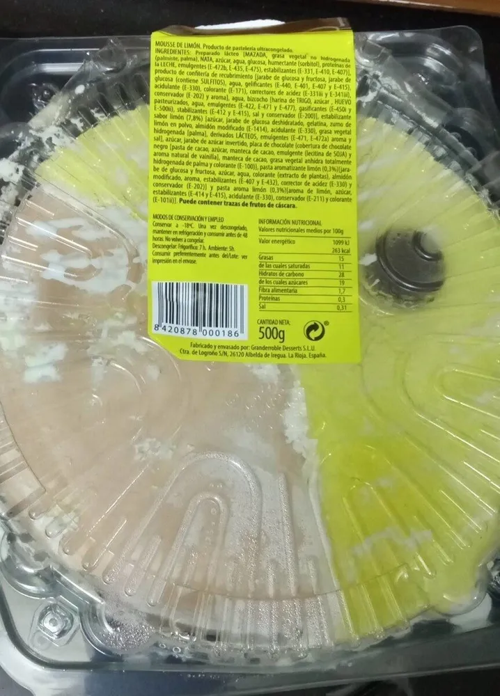 Mousse de limón