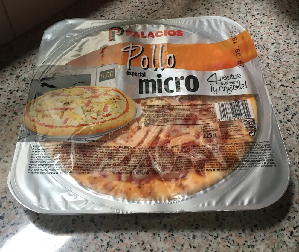 Pizza Pollo especial Micro