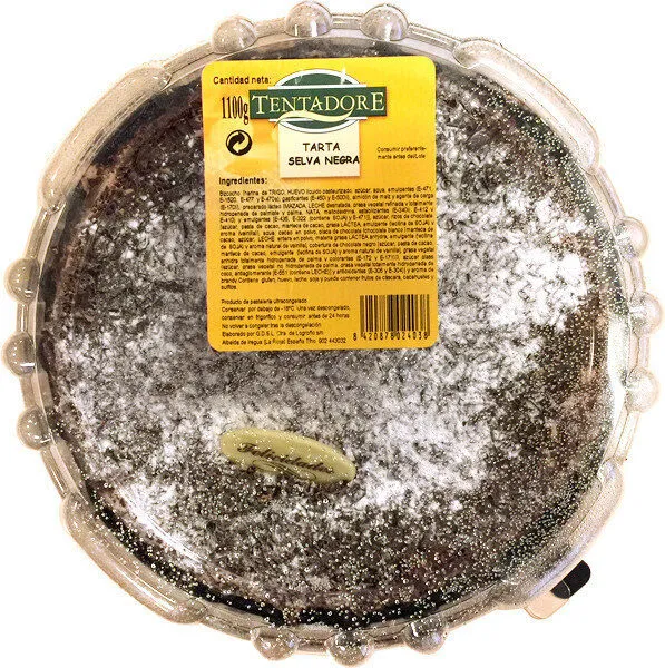Tarta selva negra sabor chocolate y trufa