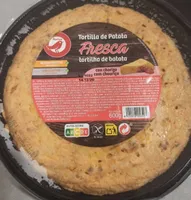 Tortilla de patata fresca con chorizo