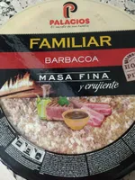 Pizza familiar barbacoa masa fina
