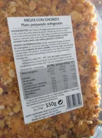 Migas con chorizo