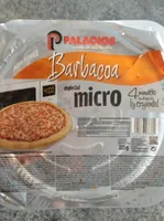 Pizza barbacoa para microhondas