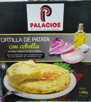 Tortilla de patatas con cebolla congelada - Palacios