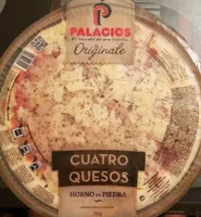 Pizza cuatro quesos