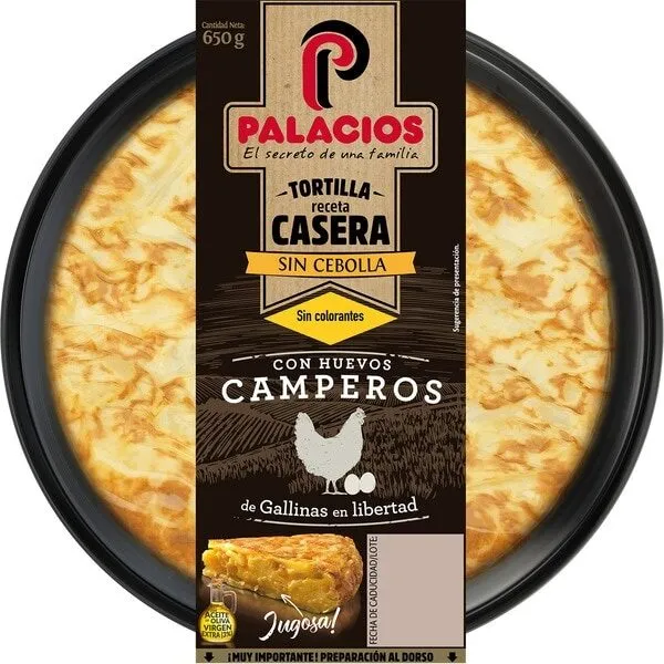Tortilla receta casera sin cebolla