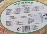 Pizza carbonara