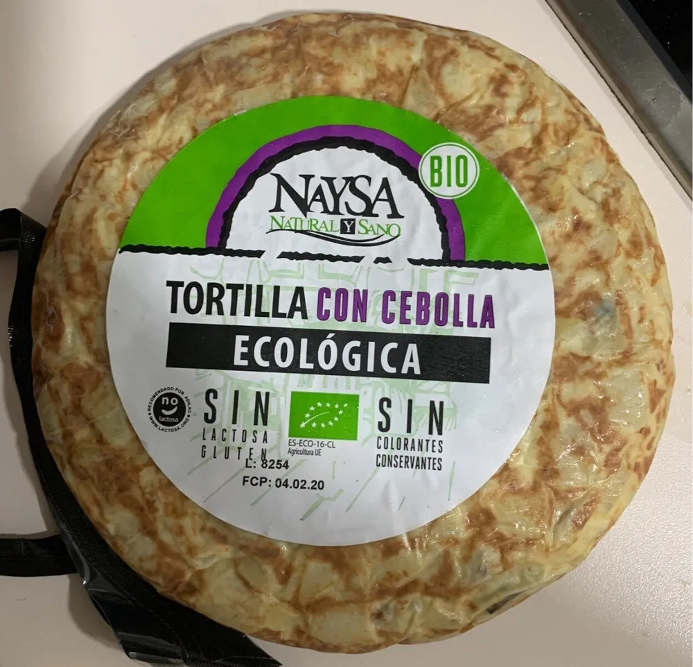 Tortilla con cebolla