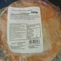 Tortilla de patata con pimientos
