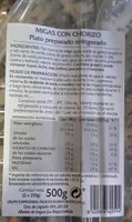 Migas con chorizo